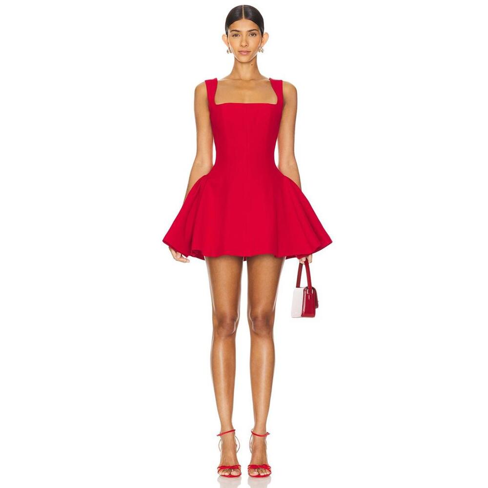 Mirror Palais INGNUE DRESS red mini